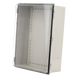 Gabinete Plástico ABS / Uso en Intemperie / 350 x 460 x 160 mm / Puerta Transparente de Policarbonato / Cierre con Broches Inoxidables | SIERRA STORE