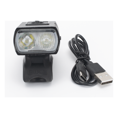 Luz LED Frontal para Bicicleta / 500 Lúmenes / IP67 / Batería Recargable 1200 mAh / Resistencia a Caídas 2 m (6.6 ft) / USB-C / 3 | SIERRA STORE