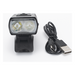 Luz LED Frontal para Bicicleta / 500 Lúmenes / IP67 / Batería Recargable 1200 mAh / Resistencia a Caídas 2 m (6.6 ft) / USB-C / 3 | SIERRA STORE