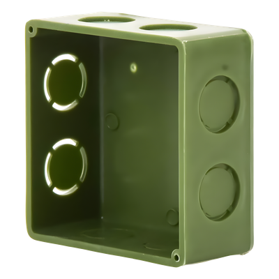 Caja Cuadrada Conduit / PVC Pesado 1/2" / NMX-E-012 / Autoextinguible / Apto para Sistemas Aislados a Tierra | SIERRA STORE