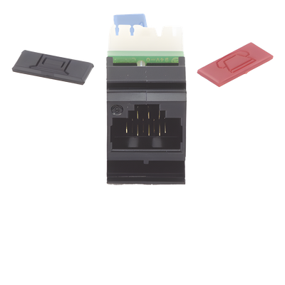 SIEMON MX6-F01 - Jack MAX UTP Categoría 6, Estilo 110, Montaje Plano, Color Negro | SIERRA STORE
