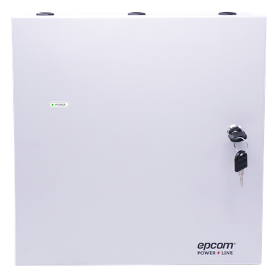 Fuente de Poder para Control de Acceso / 6A Total / 12-24 VDC Selectable / 5 Salidas Clase 2 PTC / Respaldo Batería 40 AH / | SIERRA STORE