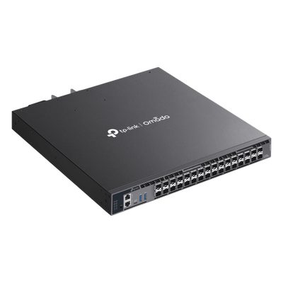 Switch Gestionado L3+ / 26 Puertos SFP+ 10G / 6 Puertos SFP28 10G/5G / 820 Gbps Capacidad Conmutación / Apilamiento 4 Unidades / | SIERRA STORE
