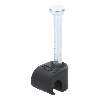 Grapa para Fibra Óptica / Clavo Integrado 19.1 mm / Polipropileno UV / Rango Térmico -10°C a +120°C / 100 Piezas | SIERRA STORE