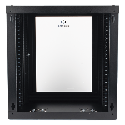 Gabinete de Pared / 12U / 19" / 455 mm Profundidad / Cristal Templado / 80 kg Carga / 1.99 x 2.04 x 1.57 pies | SIERRA STORE