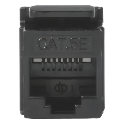 LINKEDPRO BY EPCOM LP-KJ-549-BK - Módulo Jack Keystone / Cat5e / RJ45 / Terminación 180° / Sin Blindaje / 1 Puerto / Negro | SIERRA STORE