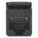 LINKEDPRO BY EPCOM LP-KJ-549-BK - Módulo Jack Keystone / Cat5e / RJ45 / Terminación 180° / Sin Blindaje / 1 Puerto / Negro | SIERRA STORE