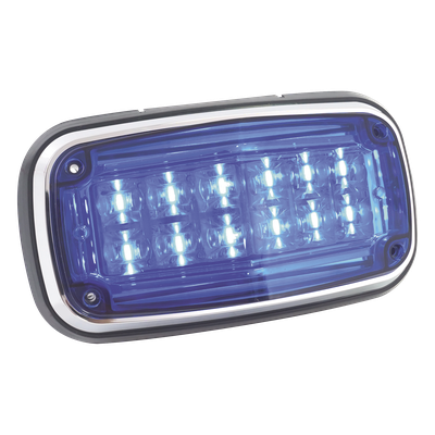 Luz de Advertencia LED / 12 LEDs / 11 Patrones de Destello / IP67 / 12-30 VCC / 170 x 134 x 64.5 mm | SIERRA STORE