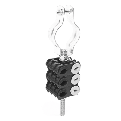 Kit Sujetador de Cable / 6 Cables Simultáneos / 6-8 mm / Abrazadera 1 1/4 in (32 mm) / Plástico Resistente / Hardware Completo | SIERRA STORE