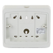 Caja de Montaje en Superficie / Cuña de 15° / Entradas 1/2" NPT / Compatible Cajas 1 Gang y 4" | SIERRA STORE