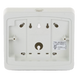 Caja de Montaje en Superficie / Cuña de 15° / Entradas 1/2" NPT / Compatible Cajas 1 Gang y 4" | SIERRA STORE
