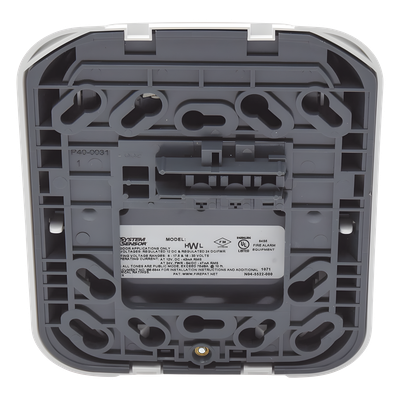 Sirena de Pared para Notificación de Incendio / 12/24 Vcc Automático / 88+ dB(A) / Montaje en Caja Eléctrica / Serie L | SIERRA STORE