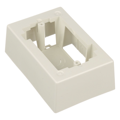 PANDUIT JB1IW-A - Caja de Pared Superficial / ABS Resistente / 5.09 x 3.34 x 1.75 in / Salidas 1/2, 3/4, 1 in / Blanco Mate | SIERRA STORE