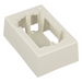 PANDUIT JB1IW-A - Caja de Pared Superficial / ABS Resistente / 5.09 x 3.34 x 1.75 in / Salidas 1/2, 3/4, 1 in / Blanco Mate | SIERRA STORE
