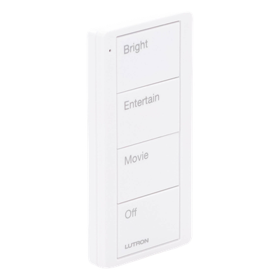 Control Pico Inalámbrico / 4 Botones de Escena / RF Clear Connect / Alcance 18 m (59.1 ft) Línea de Vista / Batería CR2032 10 Años | SIERRA STORE