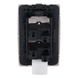 Apagador Dúplex de 10 A/ 127 V CA ~ 60 Hz /  1 1/2 Módulos / Color Blanco. | SIERRA STORE