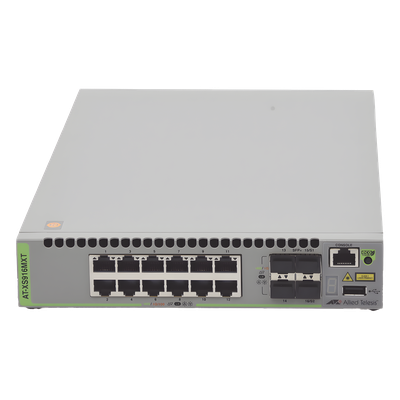 Switch Capa 3 Stackeable / 12 puertos 10G Base-T / 4 puertos SFP+ 10G / 238 Mpps / 1U Rack | SIERRA STORE