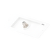 Toma de Pared Coaxial / Conector Tipo F / 75 Ohm / Estilo Designer / Blanco Brillante | SIERRA STORE