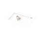 Toma de Pared Coaxial / Conector Tipo F / 75 Ohm / Estilo Designer / Blanco Brillante | SIERRA STORE