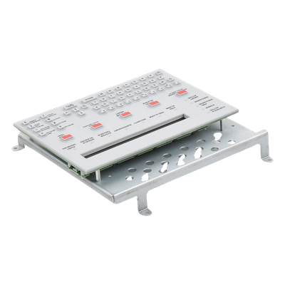 Teclado con Pantalla LCD / 80 Caracteres Retroiluminada / Teclado QWERTY Completo / 24 VCD / para Paneles de Detección de Incendio | SIERRA STORE