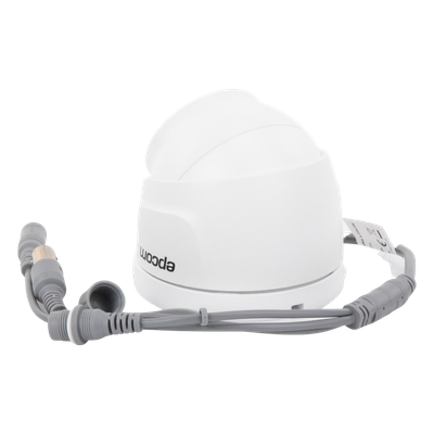 Cámara Turret TURBOHD / 5 Megapixel / Lente 2.8 mm / Ángulo 85.5° / IR 30 m (98.4 ft) / IP67 / 4 Tecnologías / Audio por Coaxitron | SIERRA STORE
