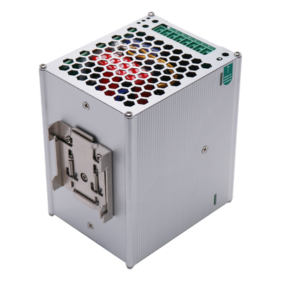 Fuente de Alimentación Industrial DIN Riel / 480 W / Salida 48 VCC 10 A / Eficiencia ≥93% / Carga de Batería / -20°C a 70°C | SIERRA STORE