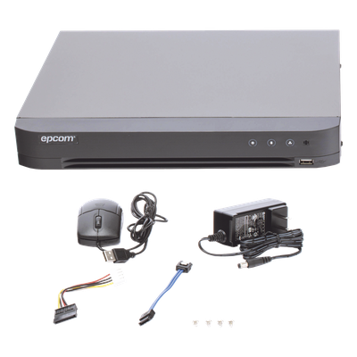 DVR TurboHD / 4 Canales + 2 IP / 5 Megapixel Lite / AcuSense / Audio por Coaxitron / 1 Bahía HDD 10 TB / Salida Full HD | SIERRA STORE