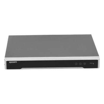 EPCOM EV-8016-TURBO - DVR  16 Canales 4K TURBOHD + 16 Canales IP / 8 Megapixel/ Audio por Coaxitron/ 2 Bahías de Disco Duro / 4 | SIERRA STORE