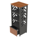 EPCOM INDUSTRIAL EI-AFC-6050-3N - Estante Doméstico para Equipo de Telecomunicaciones (675x1517x599mm) | SIERRA STORE