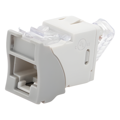 SIEMON U5-H04NS - Jack de Cobre Cat5e / UTP / Montaje Híbrido Plano y Angulado / Terminación T568A/B / UL94 V-0 / -10 a 60°C | SIERRA STORE