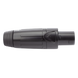 Conector Speakon Hembra / 4 Polos / 30 A / IP54 Acoplado / Carcasa Metálica Negra / AWG10 | SIERRA STORE