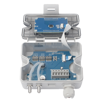 Transmisor de Presión Diferencial de Aire / Rango ±10,000 Pa / Salida Dual 0-10V y 4-20mA / Pantalla LCD 5 Dígitos / IP65 / Sensor | SIERRA STORE