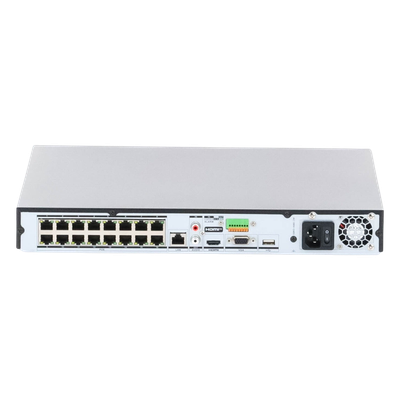 HIKVISION DS-7616NXI-K2/16P - NVR 12 Megapixel (4K) / 16 Canales IP / 16 Puertos PoE+ / Reconocimiento Facial / AcuSense (Evita Falsas | SIERRA STORE