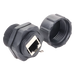 LINKEDPRO BY EPCOM LP-C6WP-CP - Acoplador Industrial / Cat 6 Blindado / IP67 Waterproof / -10°C a 60°C / 750 Ciclos / 50μm Oro | SIERRA STORE