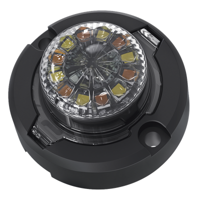 Estrobo LED de Advertencia / 12 LED de Alta Intensidad / Doble Color / 12 Vcd / IPX7 / ECE R10 | SIERRA STORE