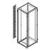 Organizador Vertical de Cables Rack / 48 UR / Acero Negro / Sección 95x208 mm / Capacidad 726 Cables / Fijación Flecha 1.75 pulg | SIERRA STORE