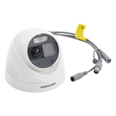 HIKVISION DS-2CE72DF3T-PIRXOS - Cámara Turret TURBOHD / 2 Megapixel 1080p / Imagen a Color 24/7 / Luz Blanca 20 m (65.6 ft) / Sensor | SIERRA STORE