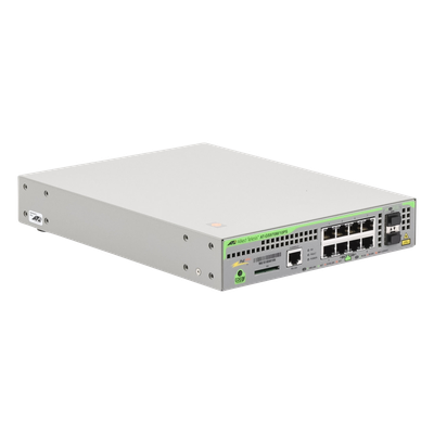Switch PoE+ Administrable / 8 Puertos Gigabit / 2 SFP Uplink / 124 W PoE / Capa 3 | SIERRA STORE