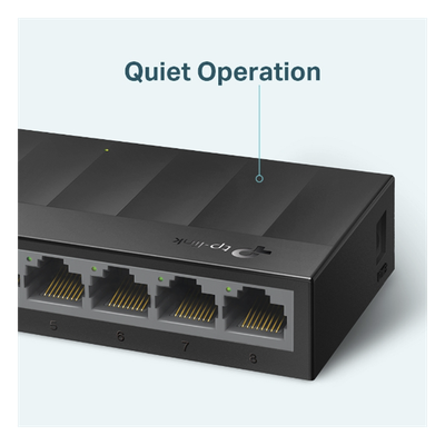 Switch de escritorio / 8 puertos Gigabit / 16 Gbps capacidad de conmutación / Fanless / 4.89W máximo | SIERRA STORE