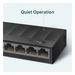 Switch de escritorio / 8 puertos Gigabit / 16 Gbps capacidad de conmutación / Fanless / 4.89W máximo | SIERRA STORE
