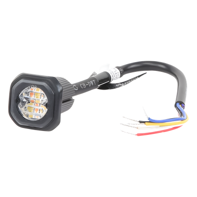 Lámpara oculta LED / Bajo perfil / Ámbar claro / 12-24 VDC / SAE Clase I / 98 patrones / Montaje empotrado | SIERRA STORE