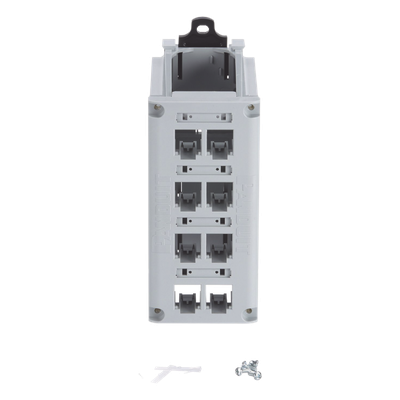 PANDUIT CDPP8RG - Panel de Parcheo Modular / Riel DIN 35 mm / 8 Puertos Mini-Com / UL94V-0 / -10 a 60°C / Gris | SIERRA STORE