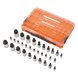 Juego de Dados / 13 Piezas / SAE-Métrico-Hex-Torx® / 3 Conducciones 1/4-3/8-1/2 Pulgada / Acabado Moleteado / Marcado en Relieve | SIERRA STORE