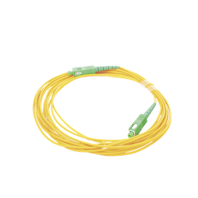LINKEDPRO BY EPCOM LPSMJSCASCASP25 - Jumper de Fibra Óptica Monomodo SC/APC - SC/APC Simplex, color amarillo, 5 metros | SIERRA STORE