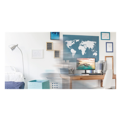 Monitor LED de 23.8" VESA, Resolución 1920 x 1080 Pixeles, Entradas de Video VGA/HDMI. Panel IPS LCD Backlight LED. Ultra Delgado | SIERRA STORE