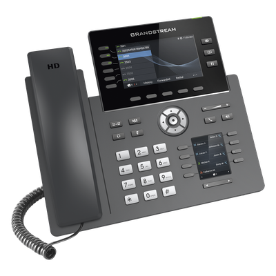Teléfono IP / 6 Líneas SIP / Wi-Fi 5 Dual Band / Bluetooth 5.0 / Pantalla 4.3" / 48 Teclas MPK / PoE / Audio HD Opus | SIERRA STORE