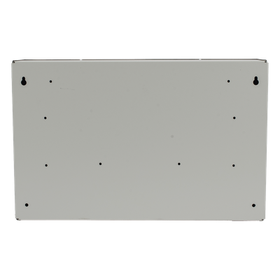 Gabinete de Resguardo para DVR / 41 x 26 x 7 cm / Lámina Calibre 22 / Montaje en Pared / 4 Accesos de Cableado / Interior | SIERRA STORE