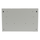 Gabinete de Resguardo para DVR / 41 x 26 x 7 cm / Lámina Calibre 22 / Montaje en Pared / 4 Accesos de Cableado / Interior | SIERRA STORE