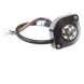 Estrobo Oculto LED / 6 LED / Ámbar/Blanco / 69 Patrones / Montaje Superficie / IP67/IP69K / 12-24 V | SIERRA STORE