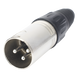 Kit Conector XLR / Macho + Hembra / Cable 3.5-8.0 mm / 16 A por Contacto / Soldadura / -30 °C a +80 °C | SIERRA STORE